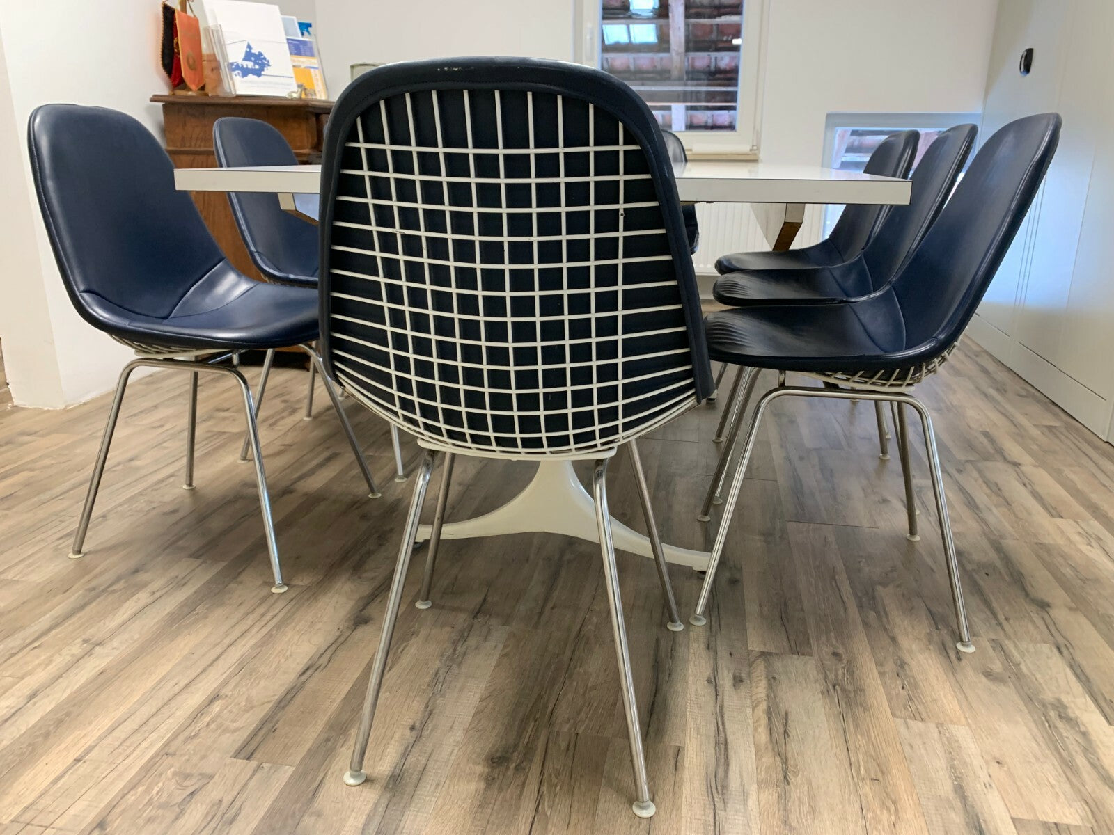 Herman Miller für Charles Eames - Design Stühle + Tisch - Esstisch - 60er Jahre1