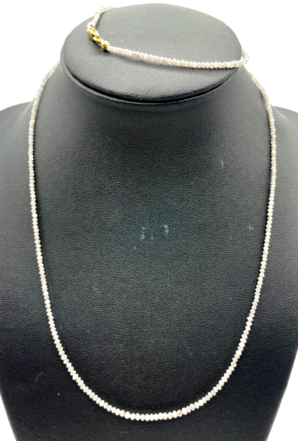 Set Armband + Kette natürlicher Diamant facettiert 375 Gold Karabiner neuwertig3