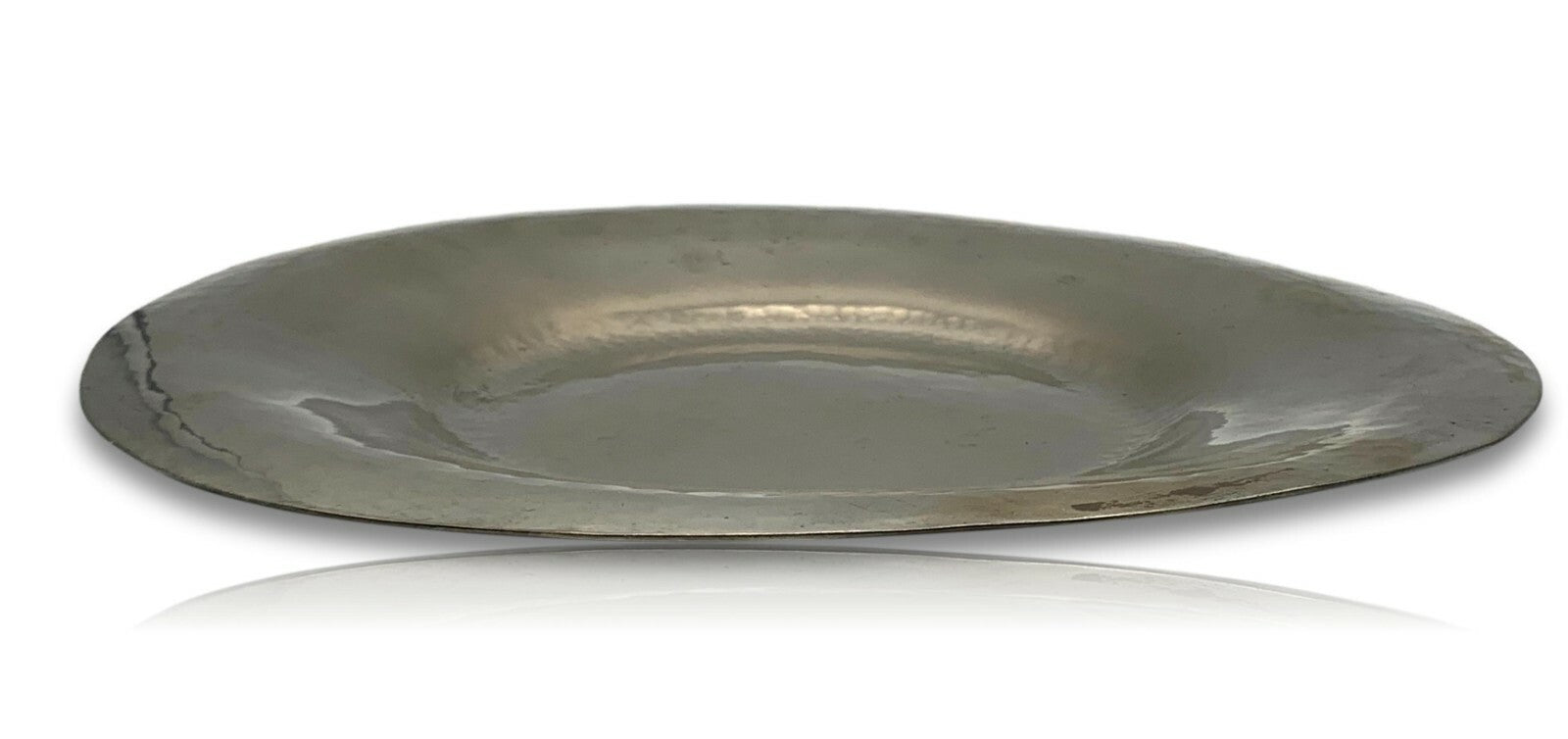 Karl Raichle Bauhaus - XL Zinnteller Schale - Handgeschmiedet Hammerschlag3