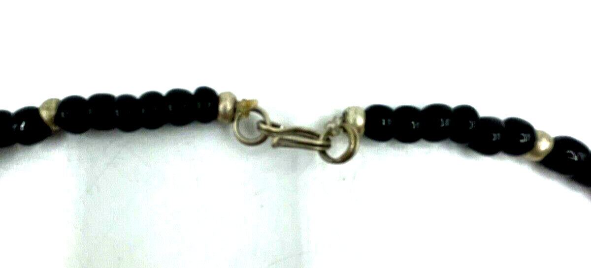 Attraktive Mega vintage Ethno Style Halskette Amber Look handgefertigt Unikat 6411