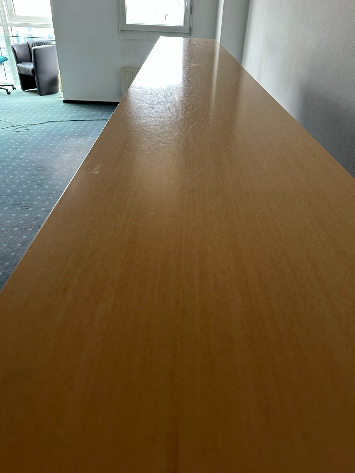 USM Haller Empfangstheke - Design Möbel Klassiker mit Holzplatte und Glasplatte5