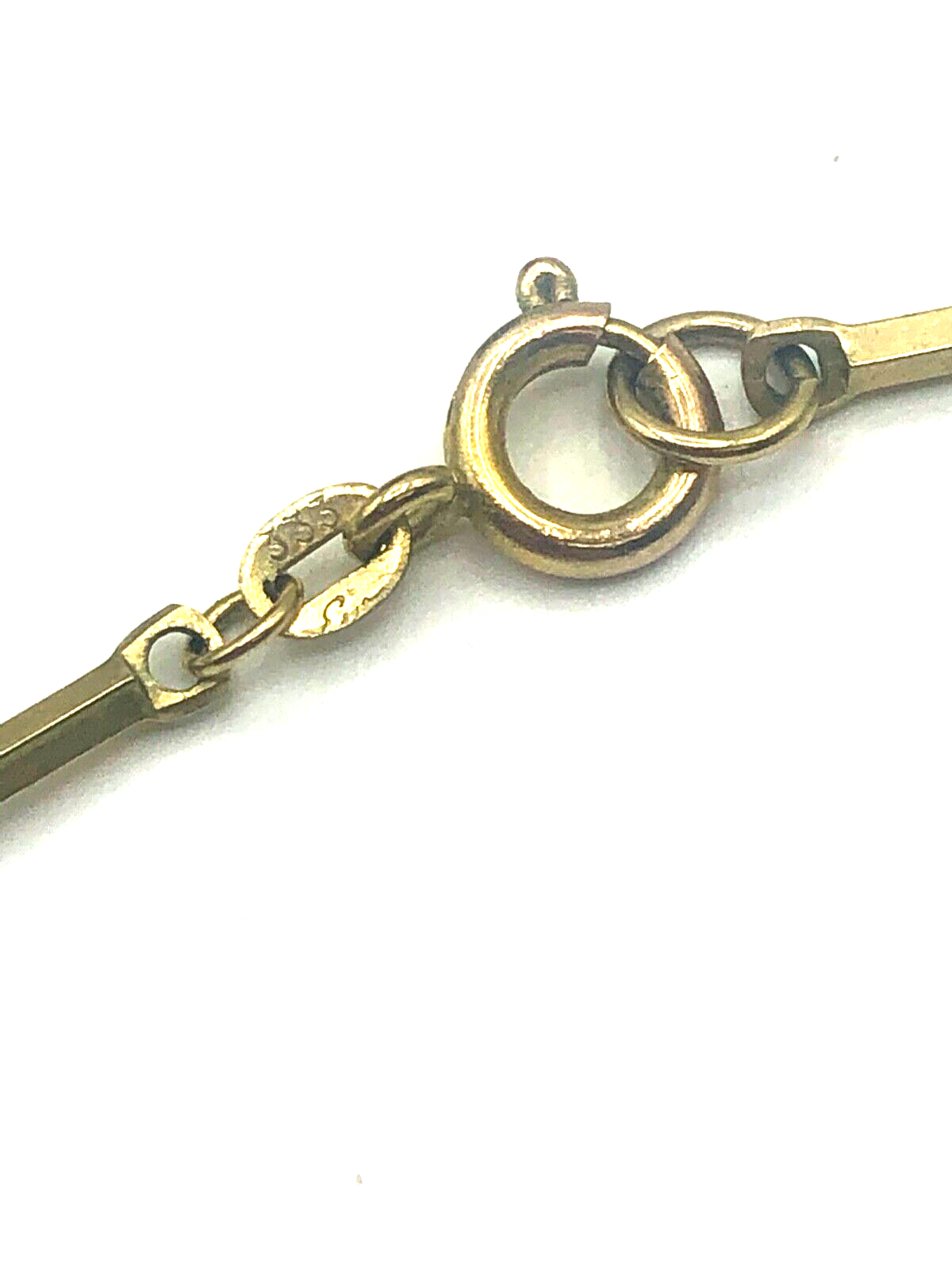 333 Gold 8 K Set Halskette + Armband Türkis Nugget Stäbchen Kette Juwelier apart8