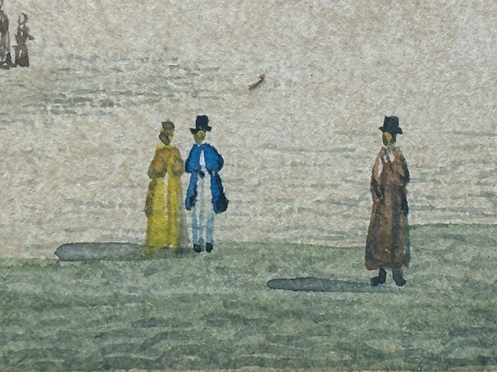 Aquarell auf Papier - P. Müller - Berlin Brandenburger Tor - Sign. gerahmt10