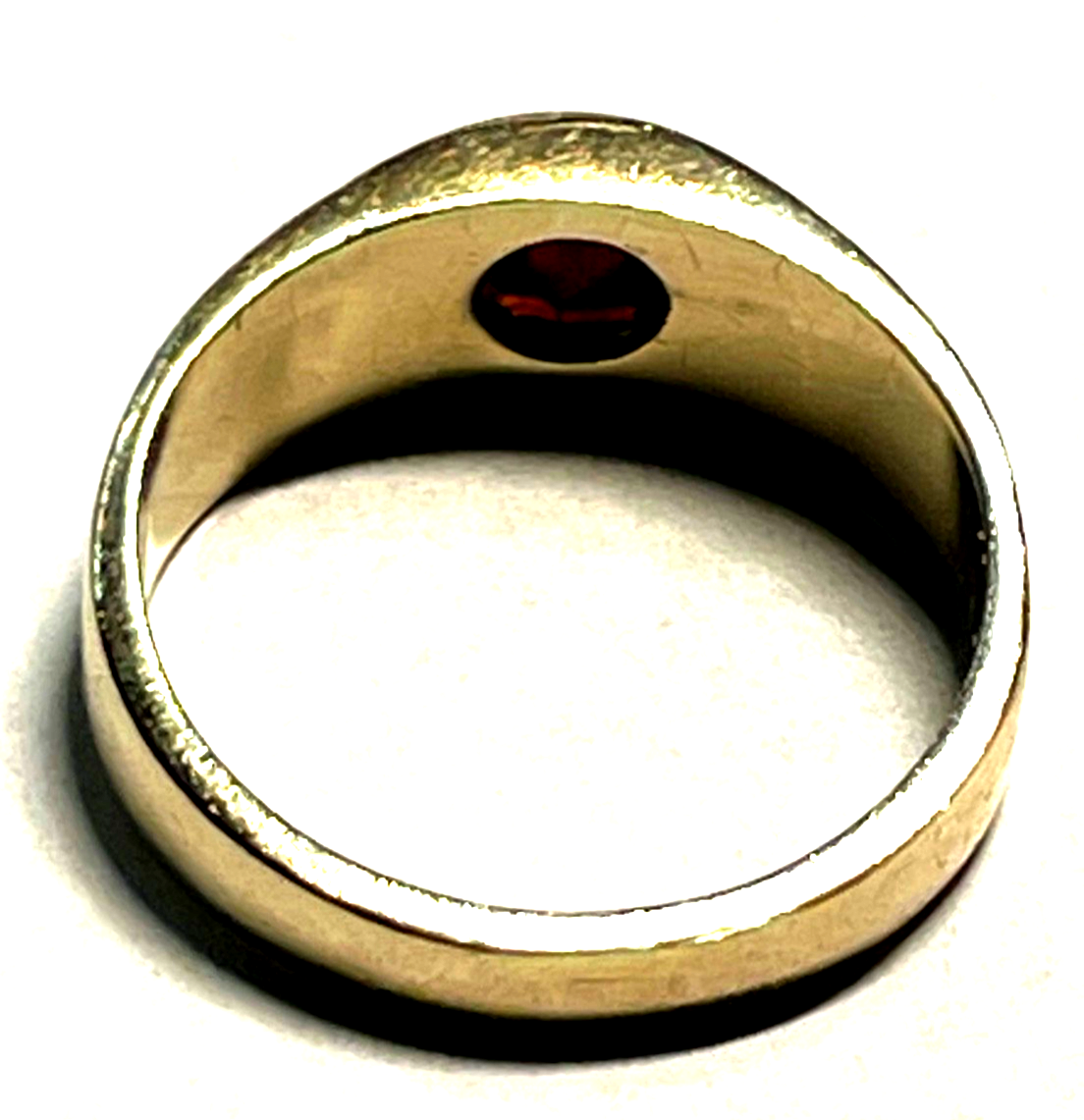 Solider 333 Gold 8 K antik Ring Rotgold Granat RG 54 Ø 17,2 mm massiv Juwelier6