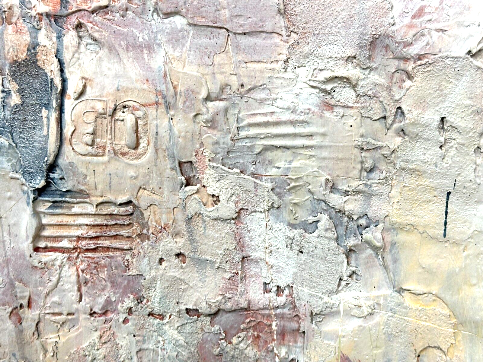Nikola Zigon - Öl auf Leinwand Collage - Principle of Birth - gerahmt - signiert5