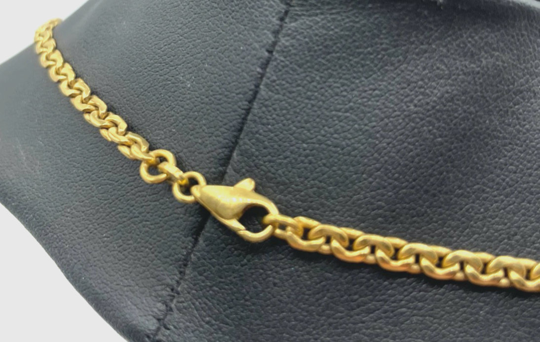 333 Gold 8 K Gelbgold Kette Ankerkette unisex L 50,5 cm B3 mm gepfl.2