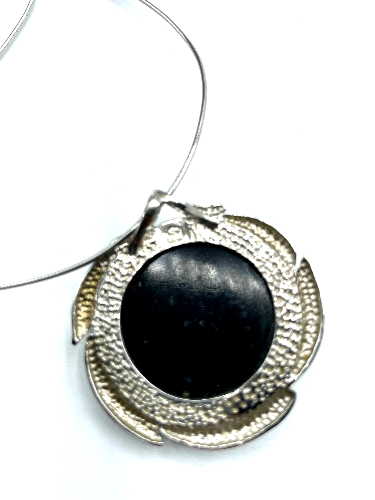 Attraktiv + groß Statement TAU Anhänger Achat Druse + Schlangenkette 925 Silber6