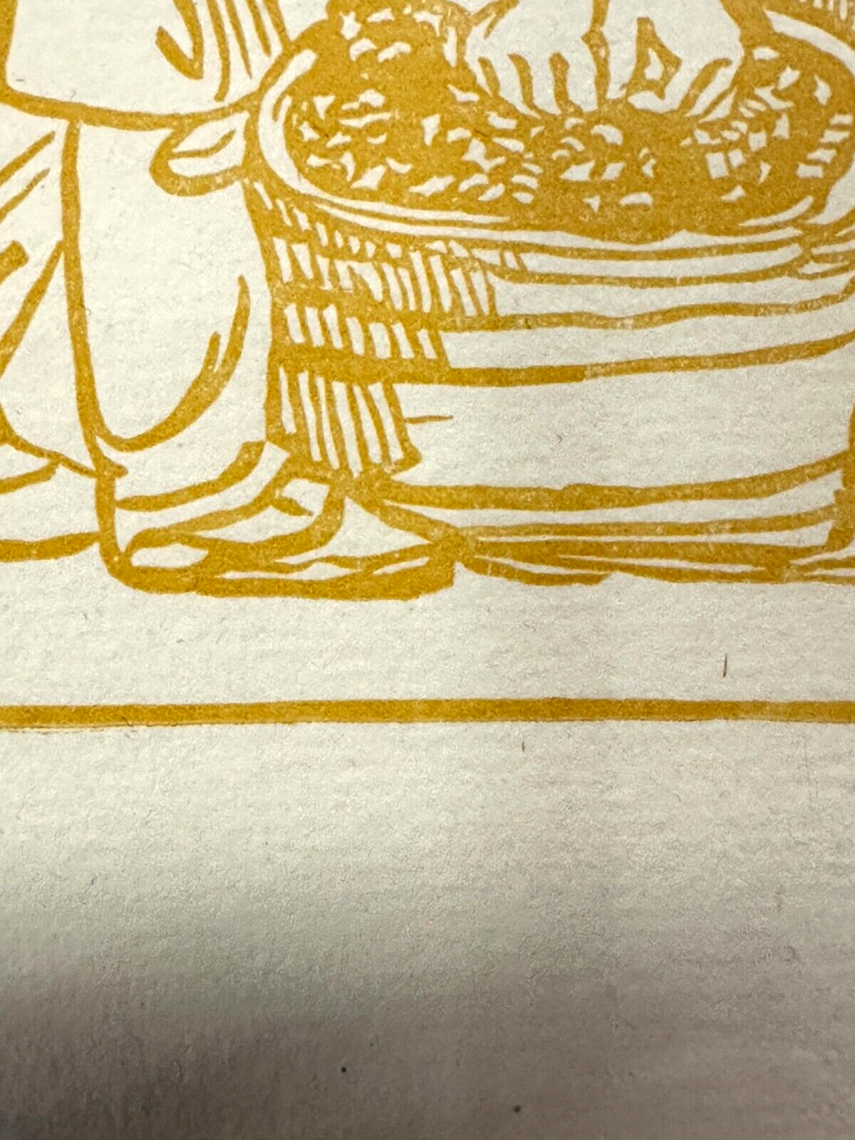 Aristide Maillol - Holzschnitt - 'Die Ernte' - gerahmt hinter Glas - Monogramm3
