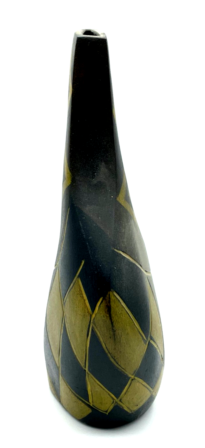 Antik interessantes Keramik Objekt Keramikvase Art Déco ? mega Design H 26 cm1