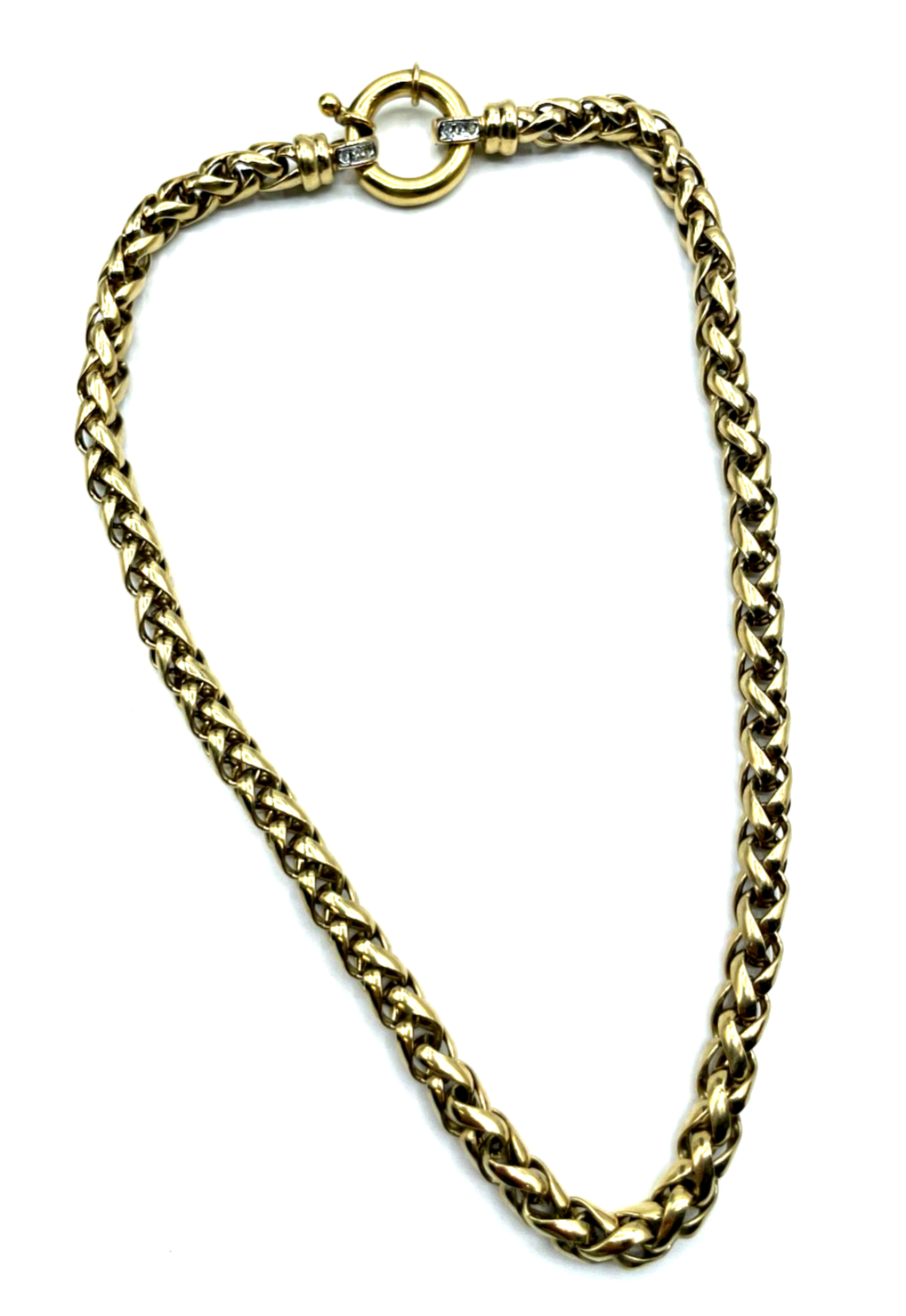PL Pierre Lang mega Collier Statement Schlauchkette Strickmuster L 46 cm B 7 mm0