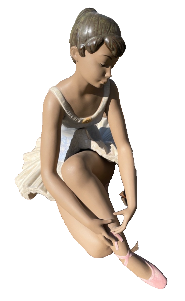 Große !!! Lladro Porzellan Figur Ballerina Ballett anmutige Tänzerin H 37 cm5