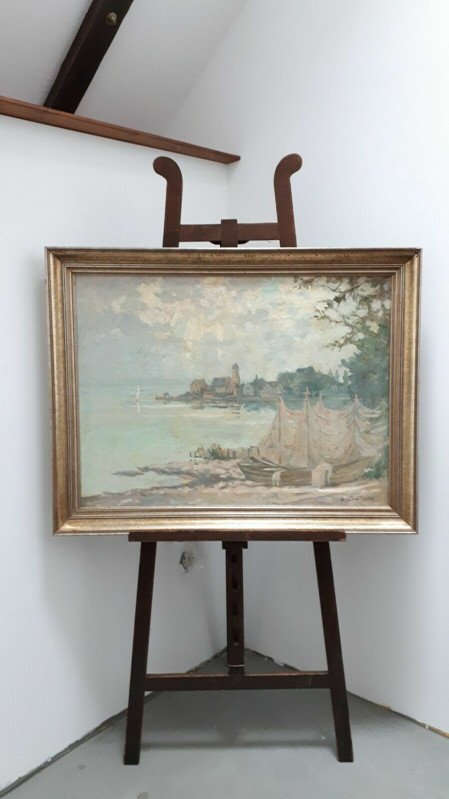 Adalbert Sutor - Bodensee - Ölgemälde - Öl auf Leinwand - Gerahmt - Signiert1