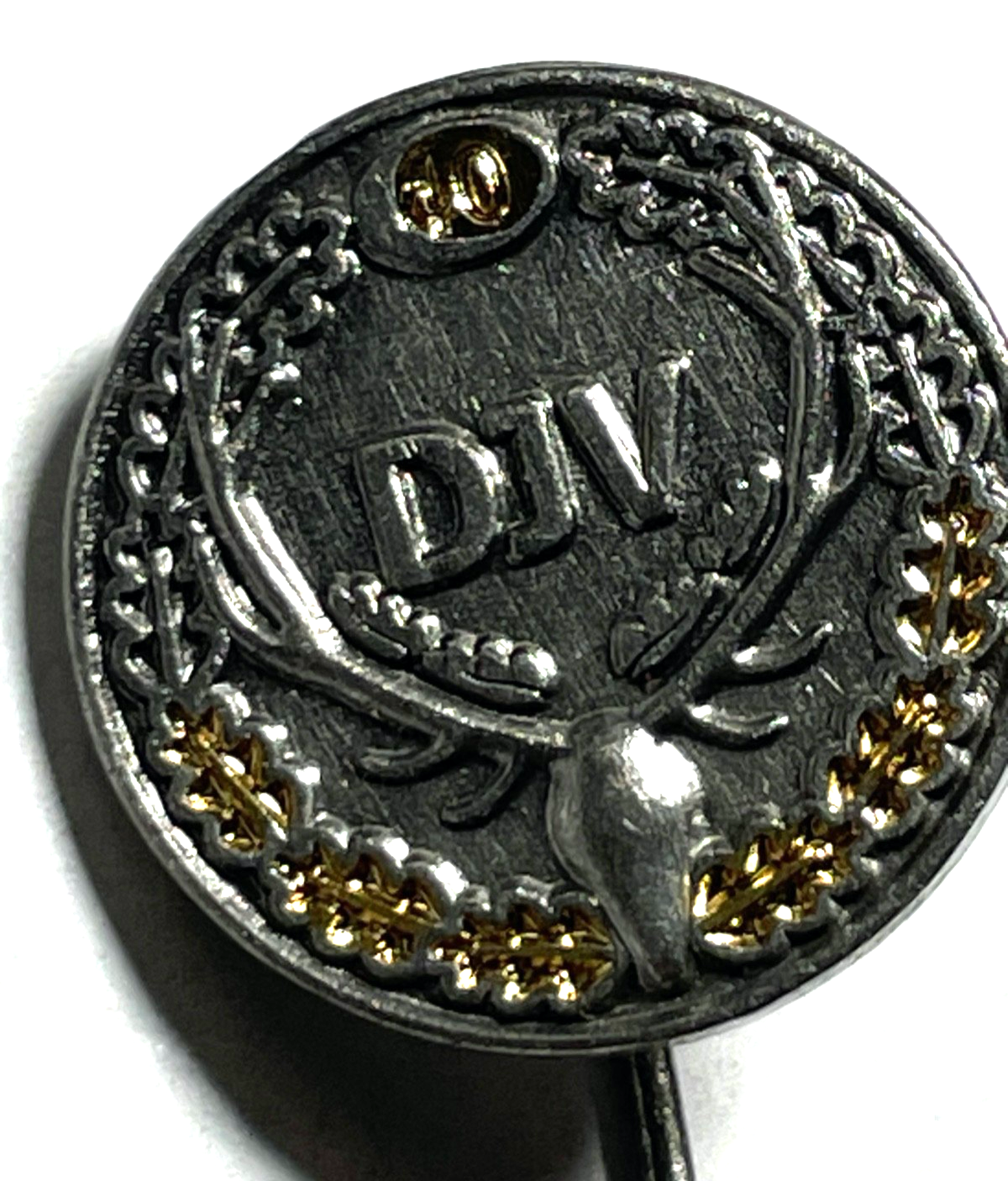 Deutscher Jagdverband Anstecker und Hutnadel DJV 40 Jahre Mitglied gepflegt3