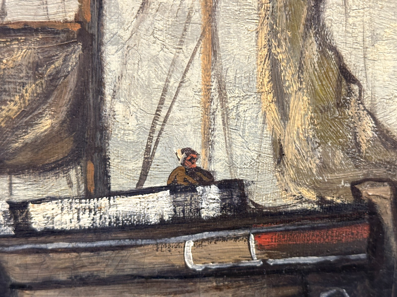 Niederländische Schule um 1900 – Fischerboote im Seegang - nach Hendrik W Mesdag3