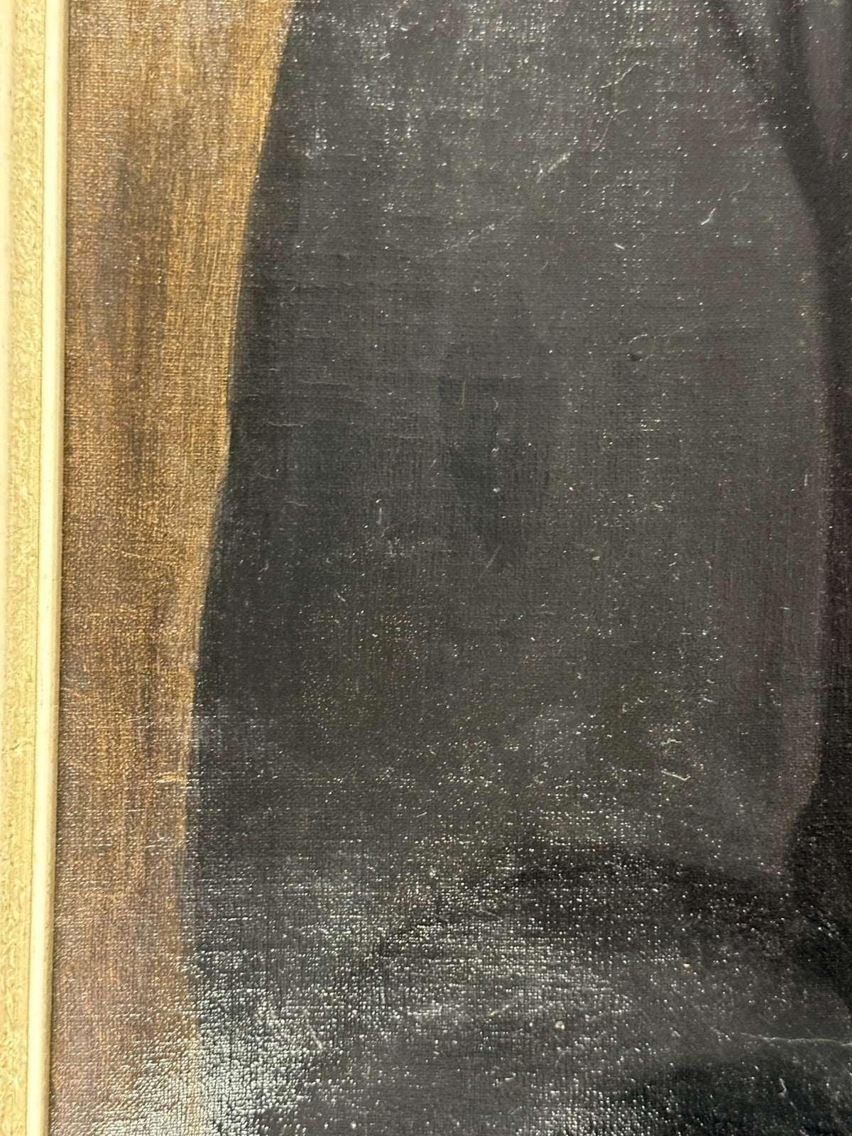 Herrenporträt um 1860–1870 – Öl auf Leinwand – gerahmt - Süddeutschland - sign.9