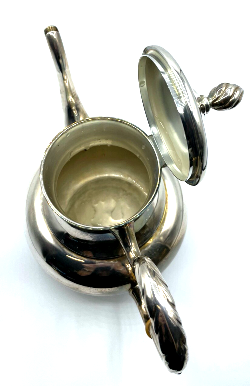 Vintage attraktive Kanne Eugen Ferner Schwäbisch Gmünd versilbert 1968 H 23,5 cm5