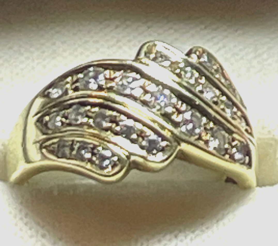 14 K 585 Gold Ring Brillanten Top Wesselton 0,5 ct. Juwelier Ø 18,5 mm RG 5812