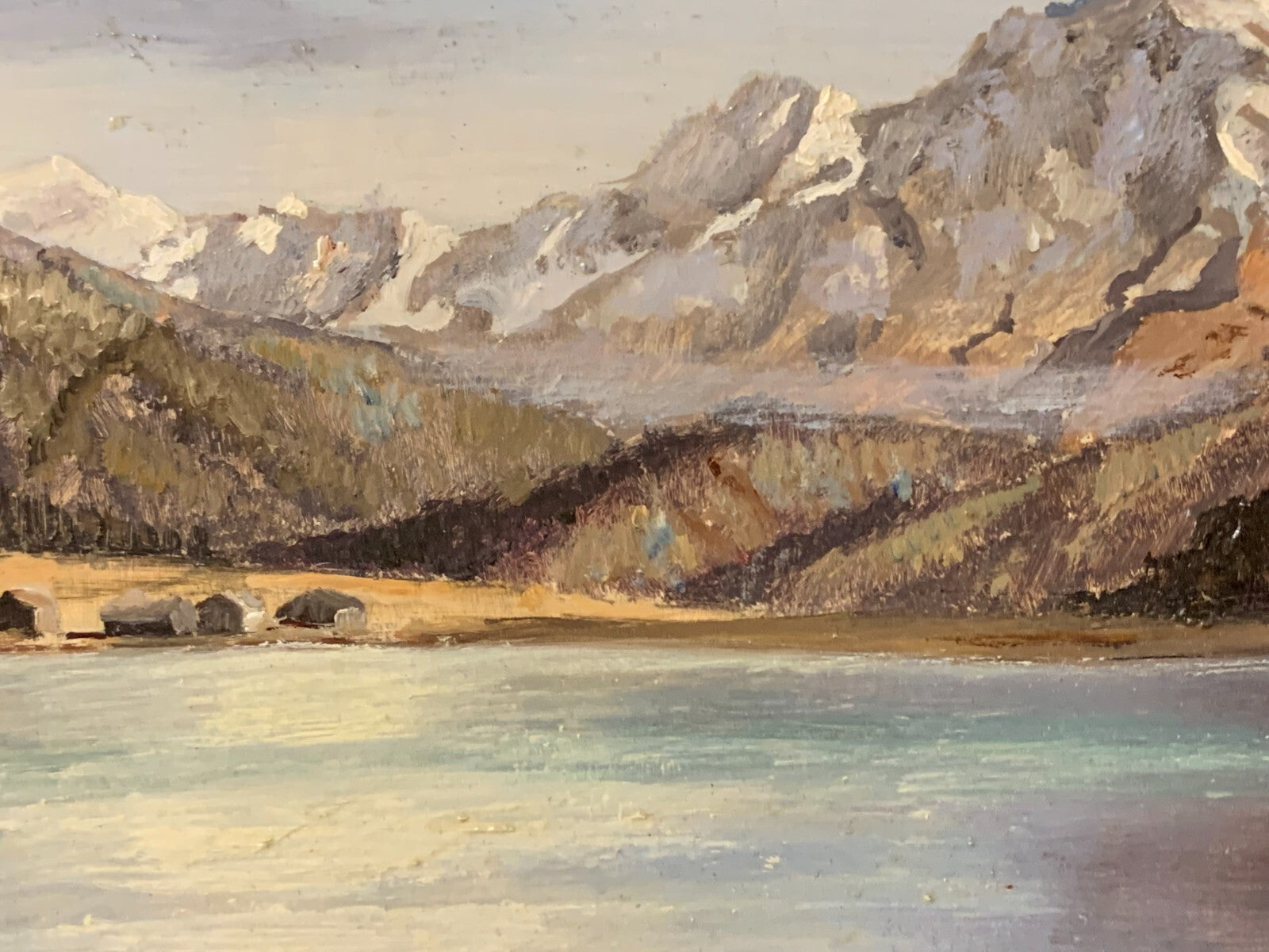 Klaus H. Fierenkothen - Heuernte - Öl auf Holzplatte - signiert gerahmt Gemälde6