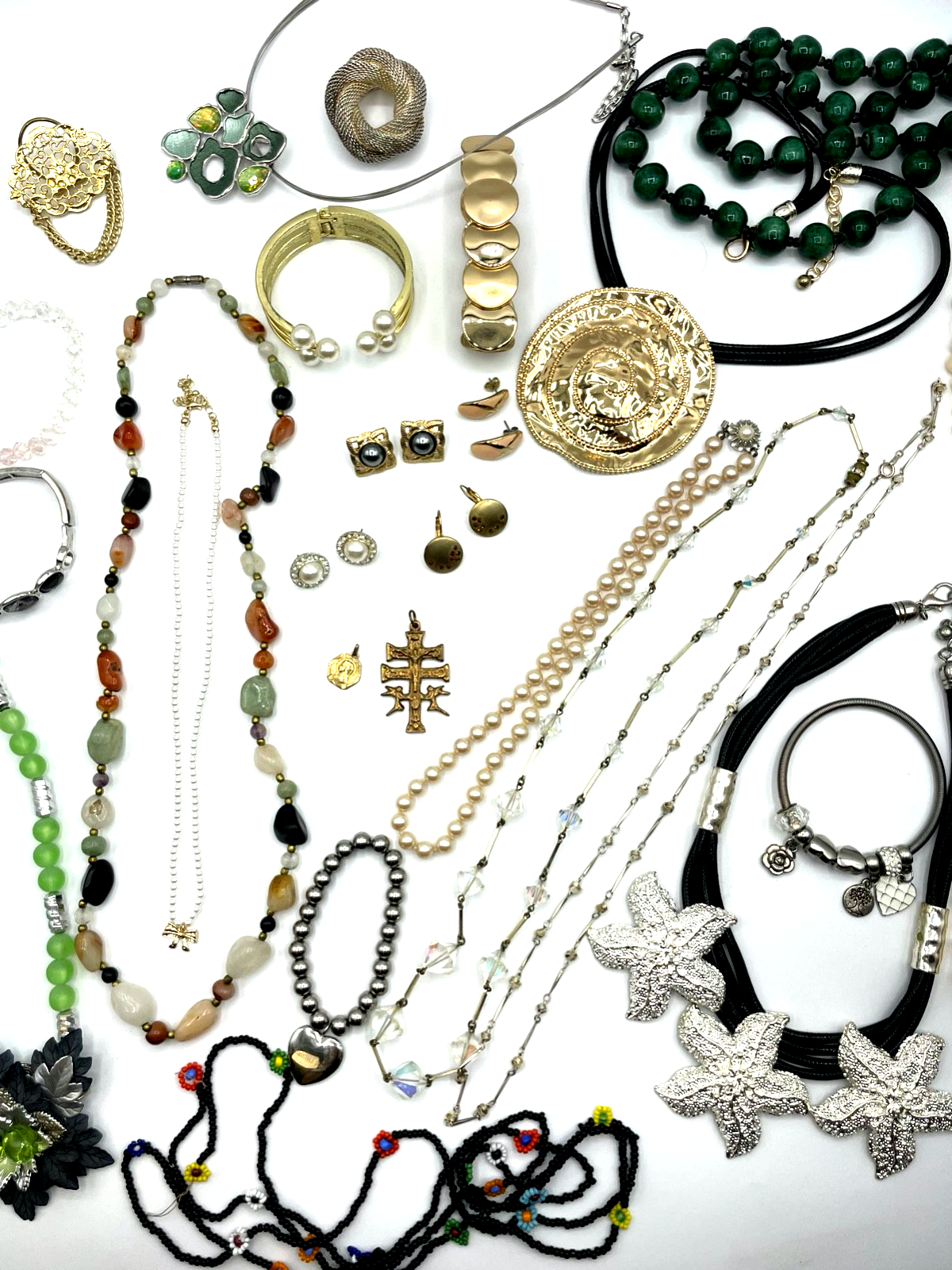 Konvolut Nr. 2A eingelieferter Modeschmuck gemischt sehr gepflegt vintage + neu1