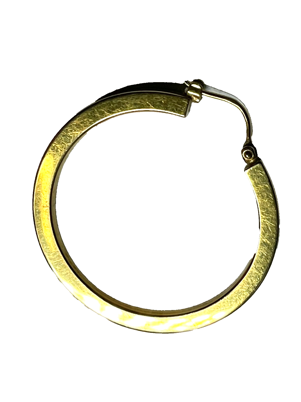333 Gold 8 K Ohrring 1 gr. Creole Einzelohrring Ø 35 mm B 3 mm Juwelier gepflegt3