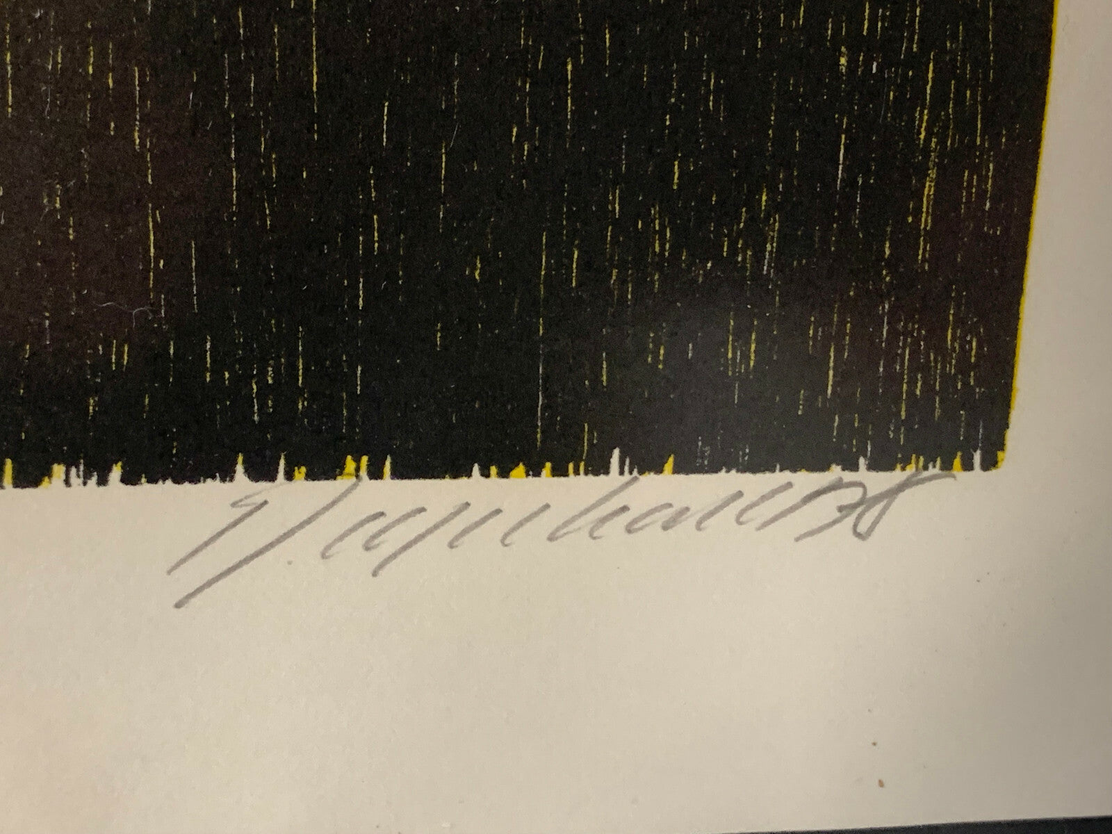 Manfred Degenhardt - Farbholzschnitt Papier - Handsigniert - gerahmt Acrylglas6
