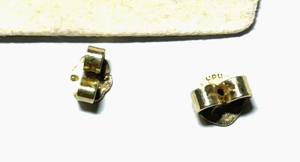 585 Gold 14 K Ohrringe Ohrstecker bicolor + Diamant Designer Juwelier Qualität3