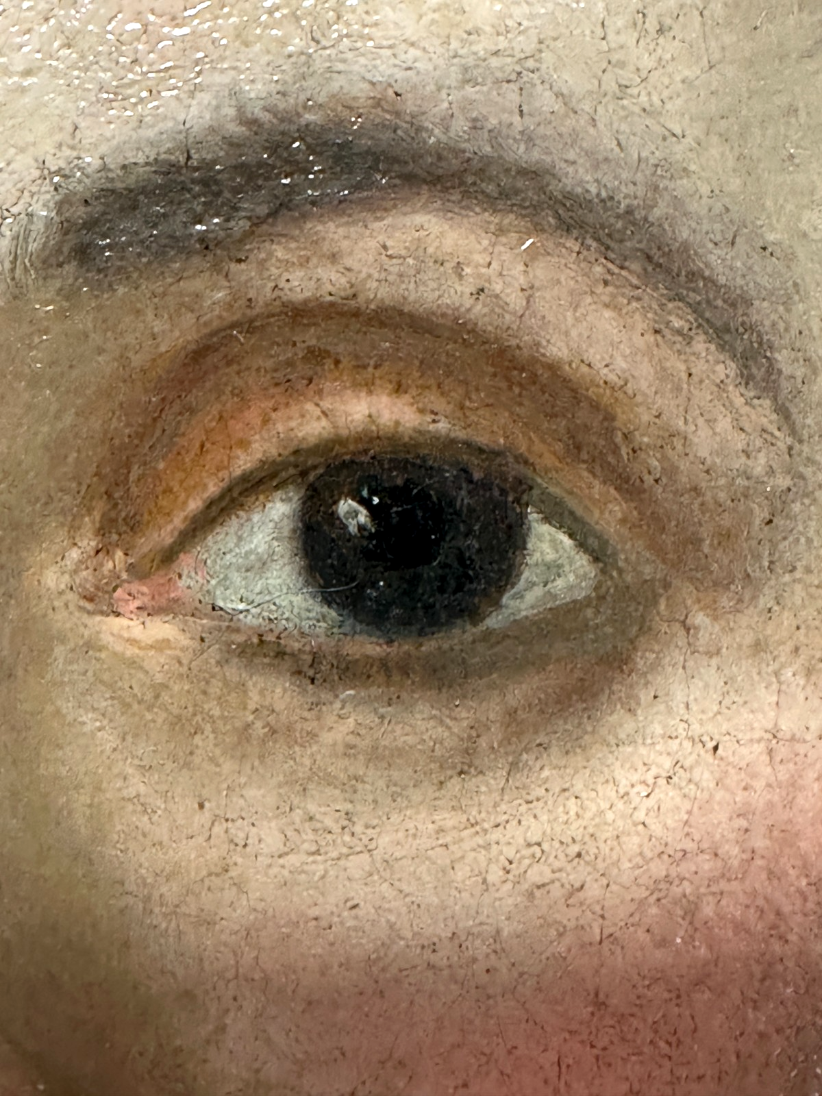 Charaktervolles Damenporträt frühes 19. Jh. – Öl/Lw. - fein gemalt - Goldrahmen6