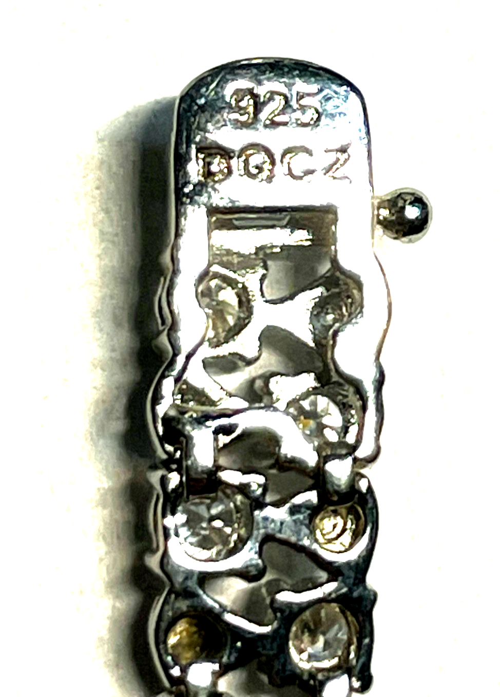 Tennisarmband neuw. 925 Sterling Silber Armband 68 Zirkonia L 22 cm B 7 mm T3 mm4
