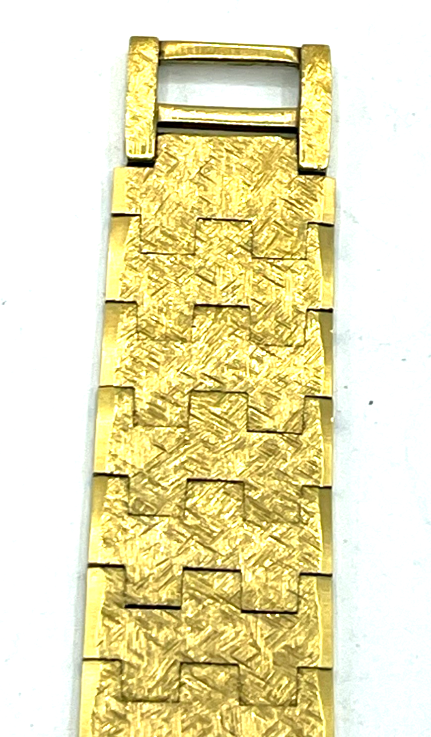 Vintage top gepflegt ELDOR Genéve Damen Armbanduhr Handaufzug Gold farbig 60er J4
