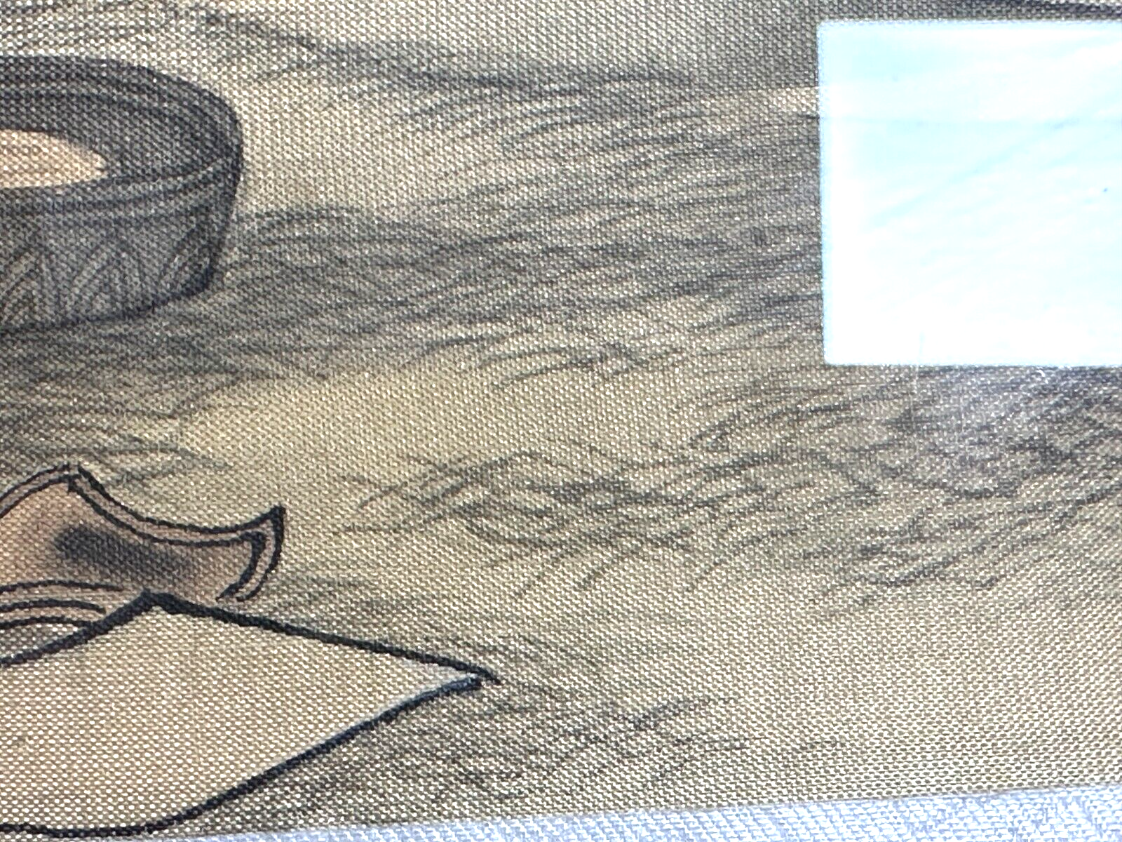 Daoistischer Mönch - Seidenmalerei Vorbild Song-Dynastie aus Kunstakademie 198412