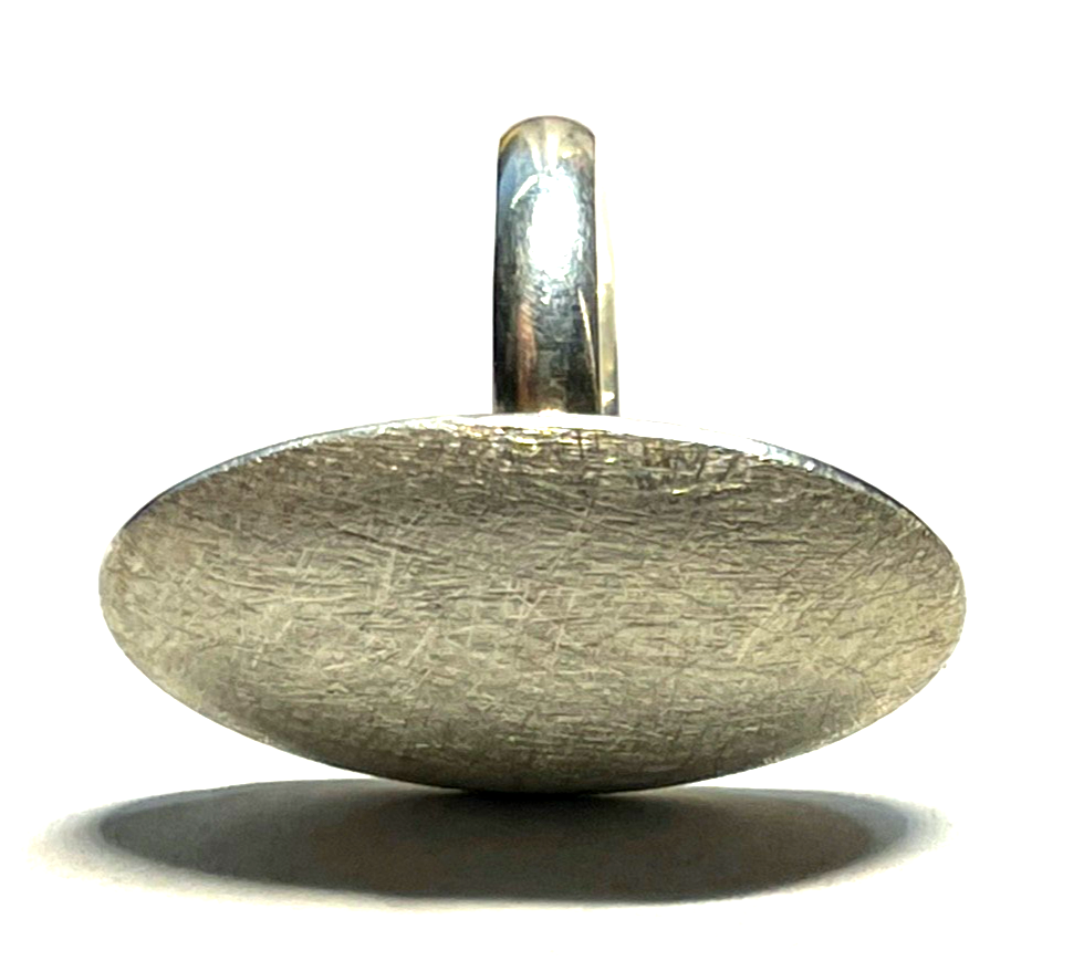 Modernes Design 925 Silber Ring gebürstete Oberfläche RG 58 Ø 18,4 mm gepflegt7