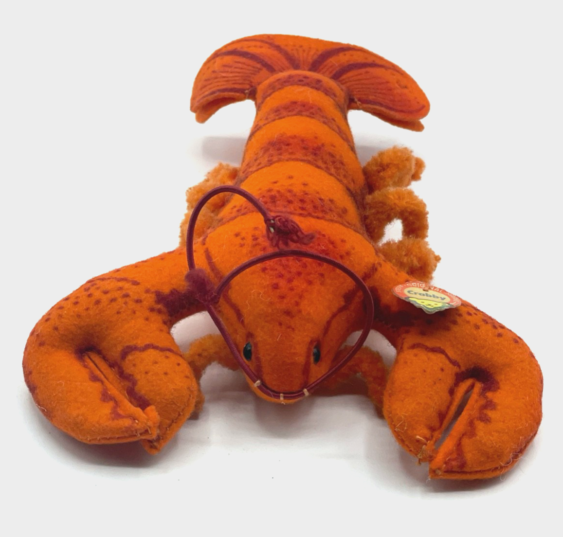 Steiff Hummer Crabby 2017.00 60er J. 17 cm mit Knopf Schild Fahne gepflegt7