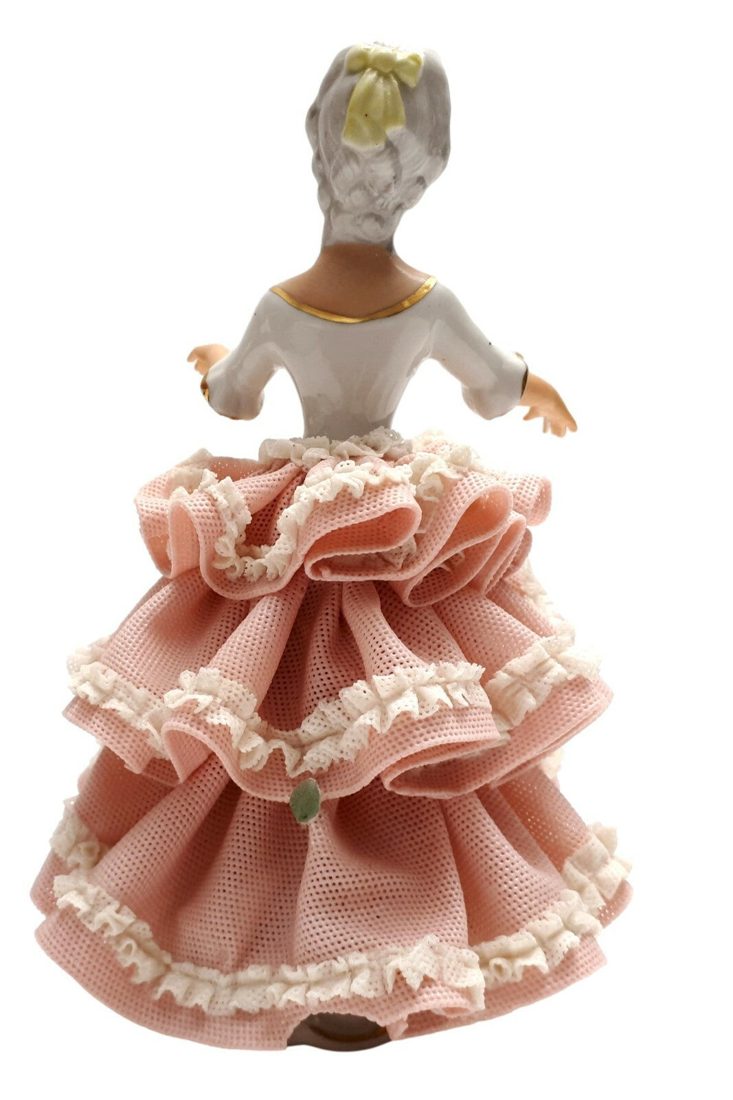 Sandizell Höffner & Co - Porzellanfigur 'feine Dame' - polychrohme Bemalung4