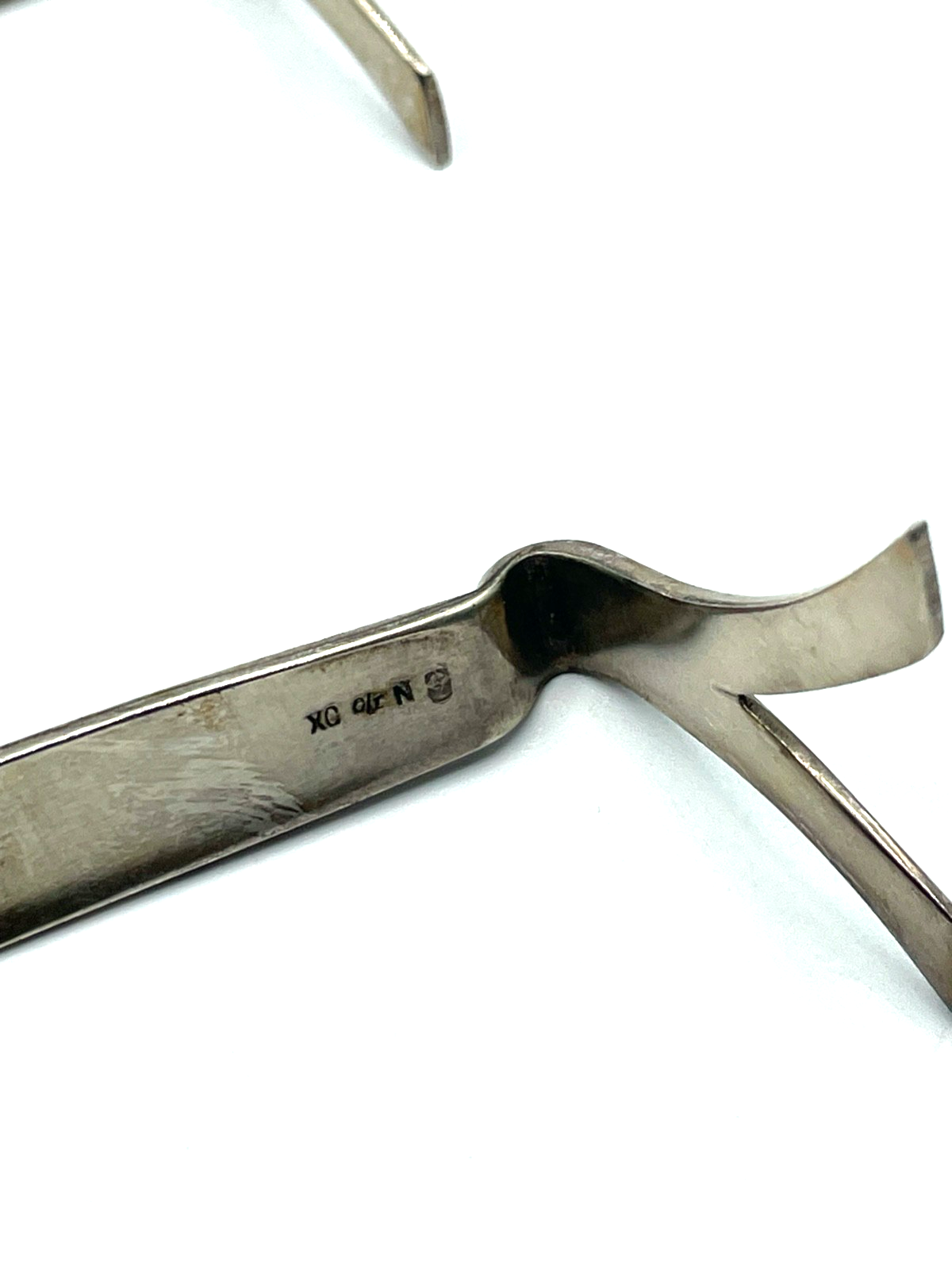 6 Stück versilberte WMF Messerbänkchen Jugendstil Straussenmarke Rosen Muster4