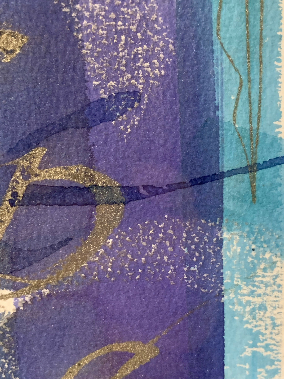 Renate Mildner-Müller - Carpe diem ´99 - Schrift Aquarell  - gerahmt - signiert3