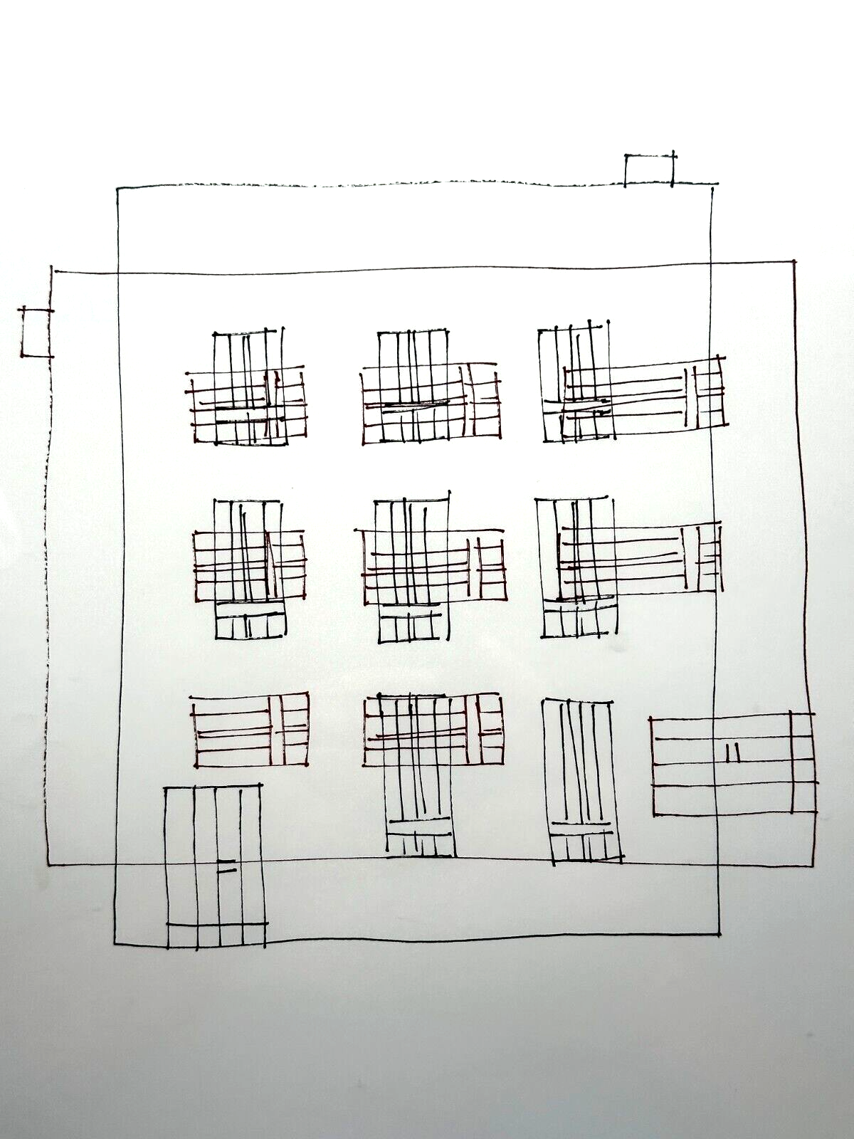 Mischa Kuball - Grafik Lithographie - Titel 'Doppelhaus' - signiert - limitiert1