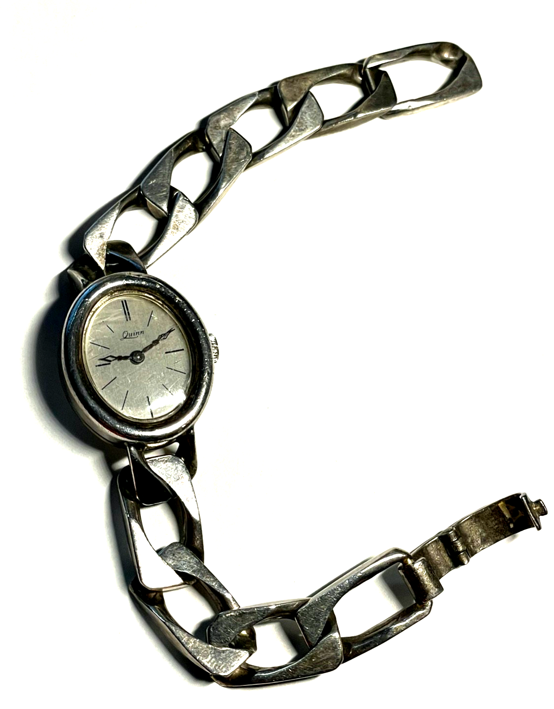 stattliche vintage 925 Silber Damen Armbanduhr QUINN FS Franz Scheuerle gepfl.8