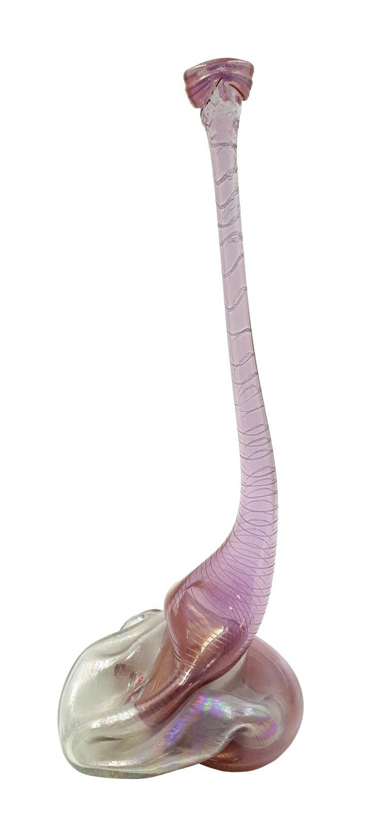 Cobra Vase - Design Heiner Düsterhaus für Vera Walther Studioglas - signiert 0