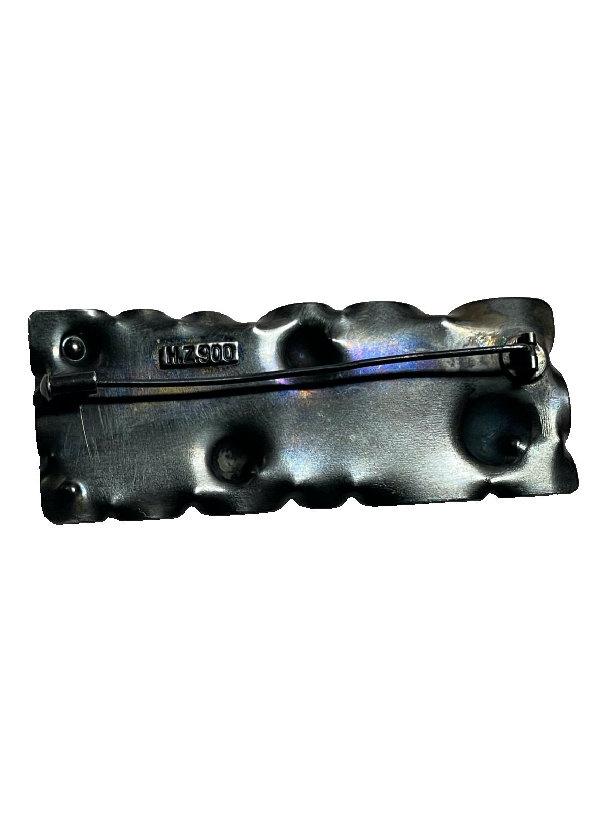H.Z. 900 Silber antik Design Brosche Modernist Handarbeit Silberschmied gepfl.8