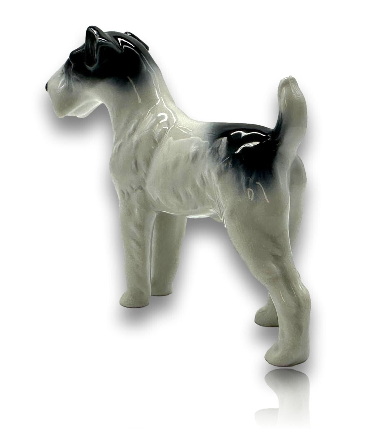 Metzler & Ortloff/ Ilmenau - Hund Terrier - Porzellanfigur Modell 5223/211