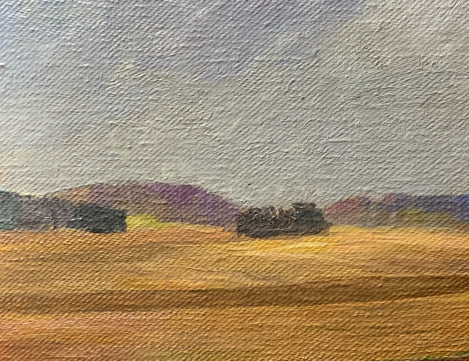 Fritz Mader 1900-1998 - Bei Feldhausen - Öl auf Faserplatte ungerahmt - signiert3