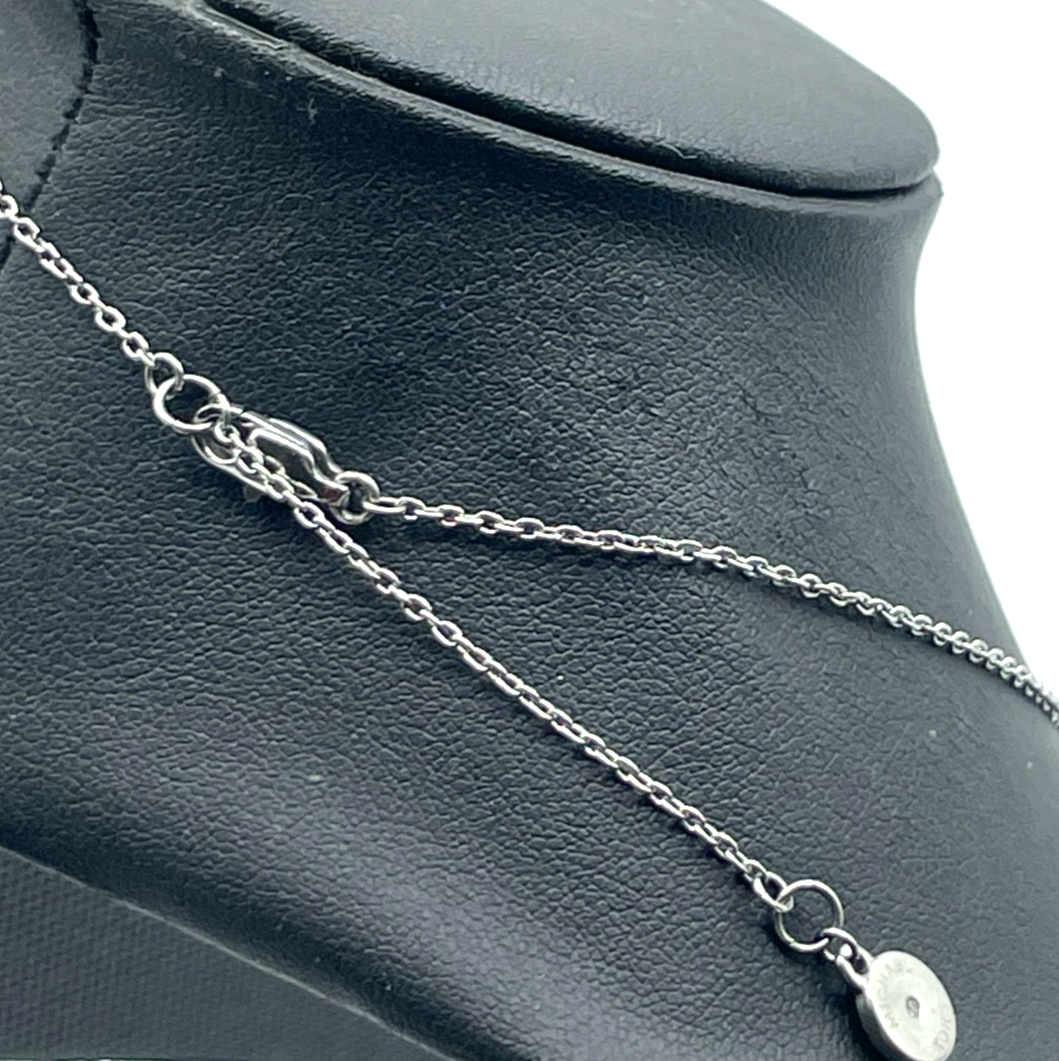 Michael Kors Steel Halskette Edelstahl Herz mit Pavé Zirkonia gebraucht + gepfl.9