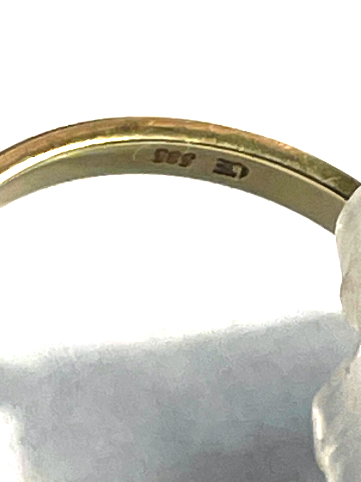 Solider Klassiker 585 Gold 14 K Ring 16,8 mm RG 53  Akoya Perle Juwelier gepfl.4