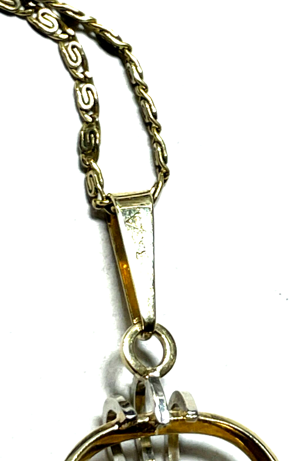 333 Gold 8 K Kette L 43 cm + aparter TEKA Rauchquarz Anhänger bicolor Juwelier7