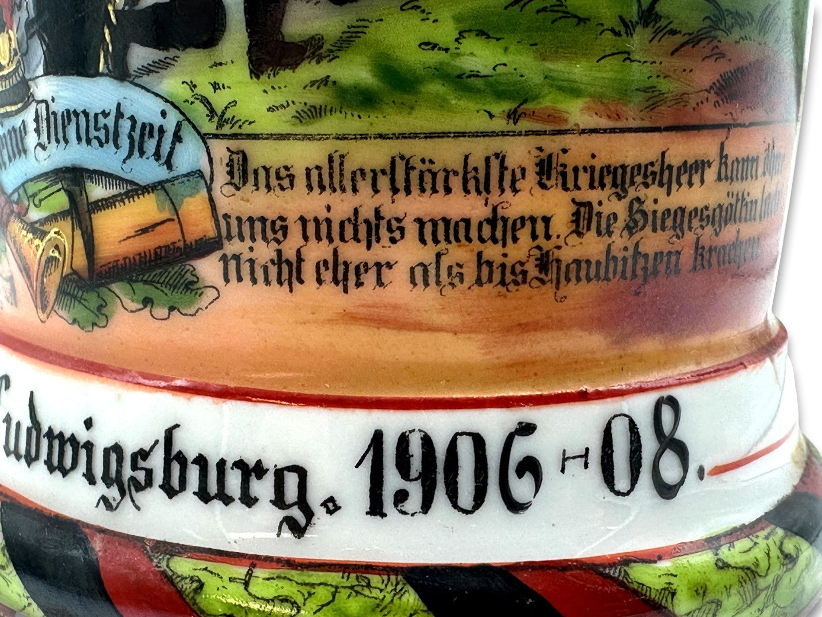 Reservistenkrug Württemberg FA-Regt. Nr. 65 Ludwigsburg 1906–08 – Kanonier12