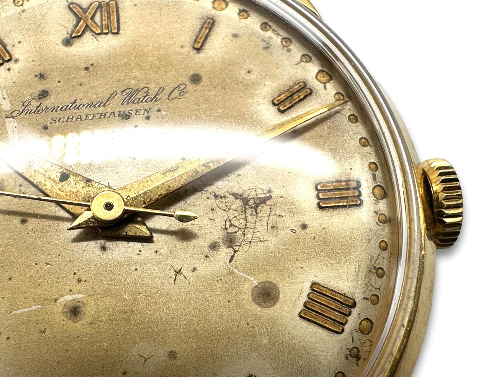 IWC Schaffhausen - Herrenuhr Aufzug - Cal. 86 - Bj 1948/49 - 18ct 750er Gold7