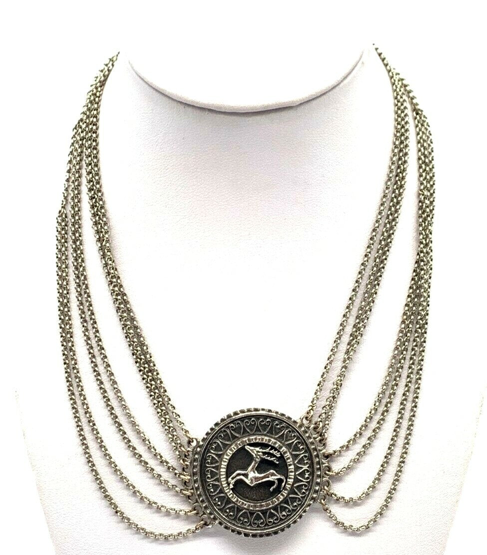 Trachtenschmuck - Collier mit Brosche - Silber 925 - BAS Blachian Antik-Schmuck1