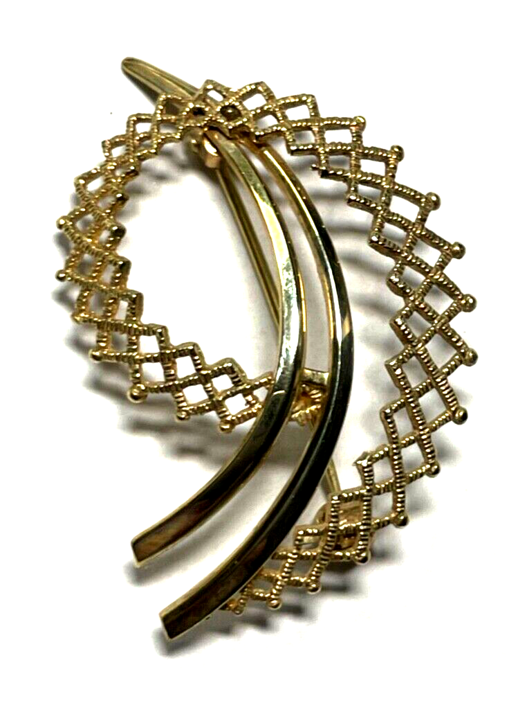 333 Gold 8 K Gelbgold aparte Brosche Anstecknadel Juwelier Qualität Handarbeit2