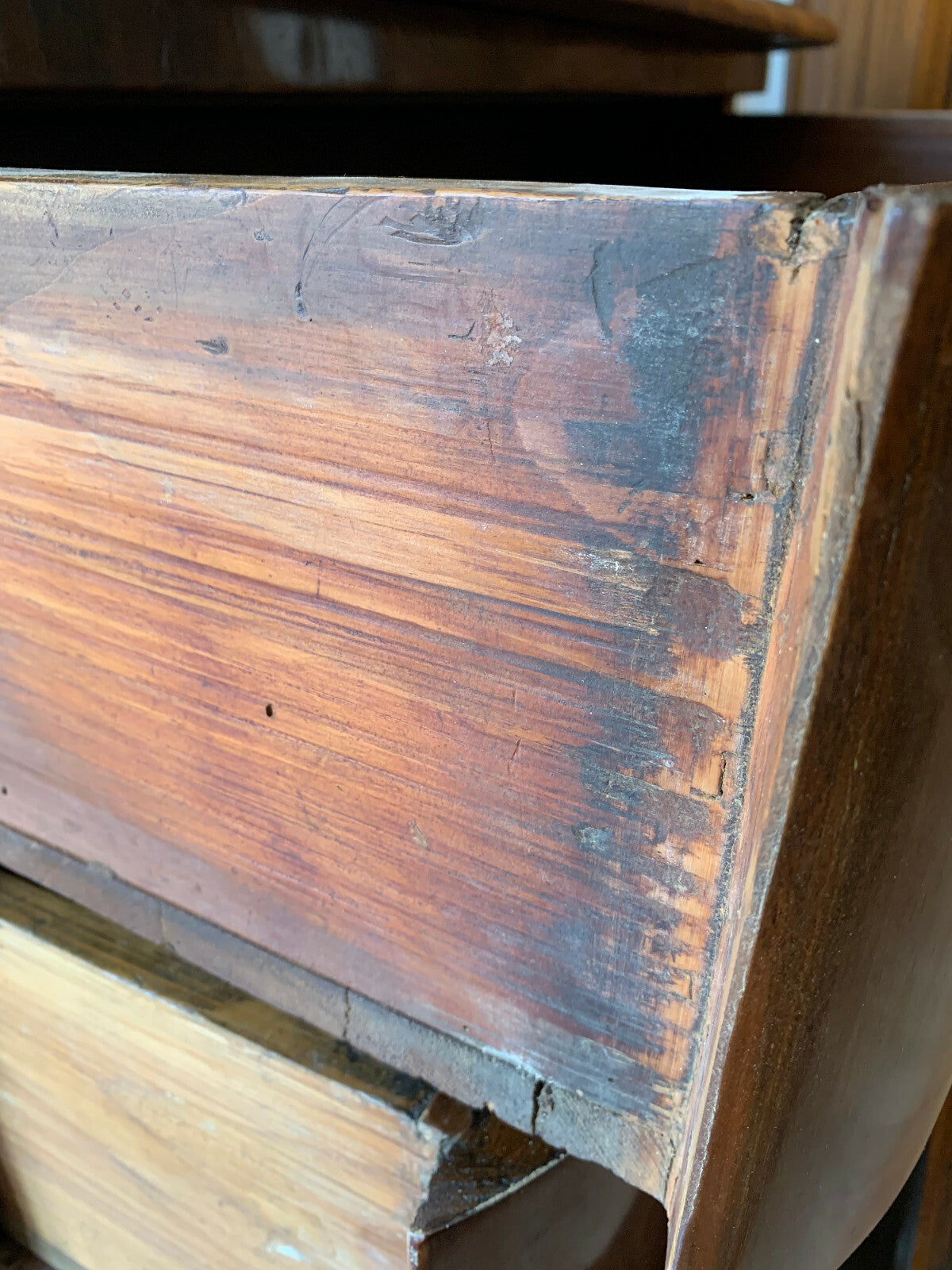 barocke Kommode um 1790 - Nussholz - Intarsien - neue Restauration! Top Zustand8