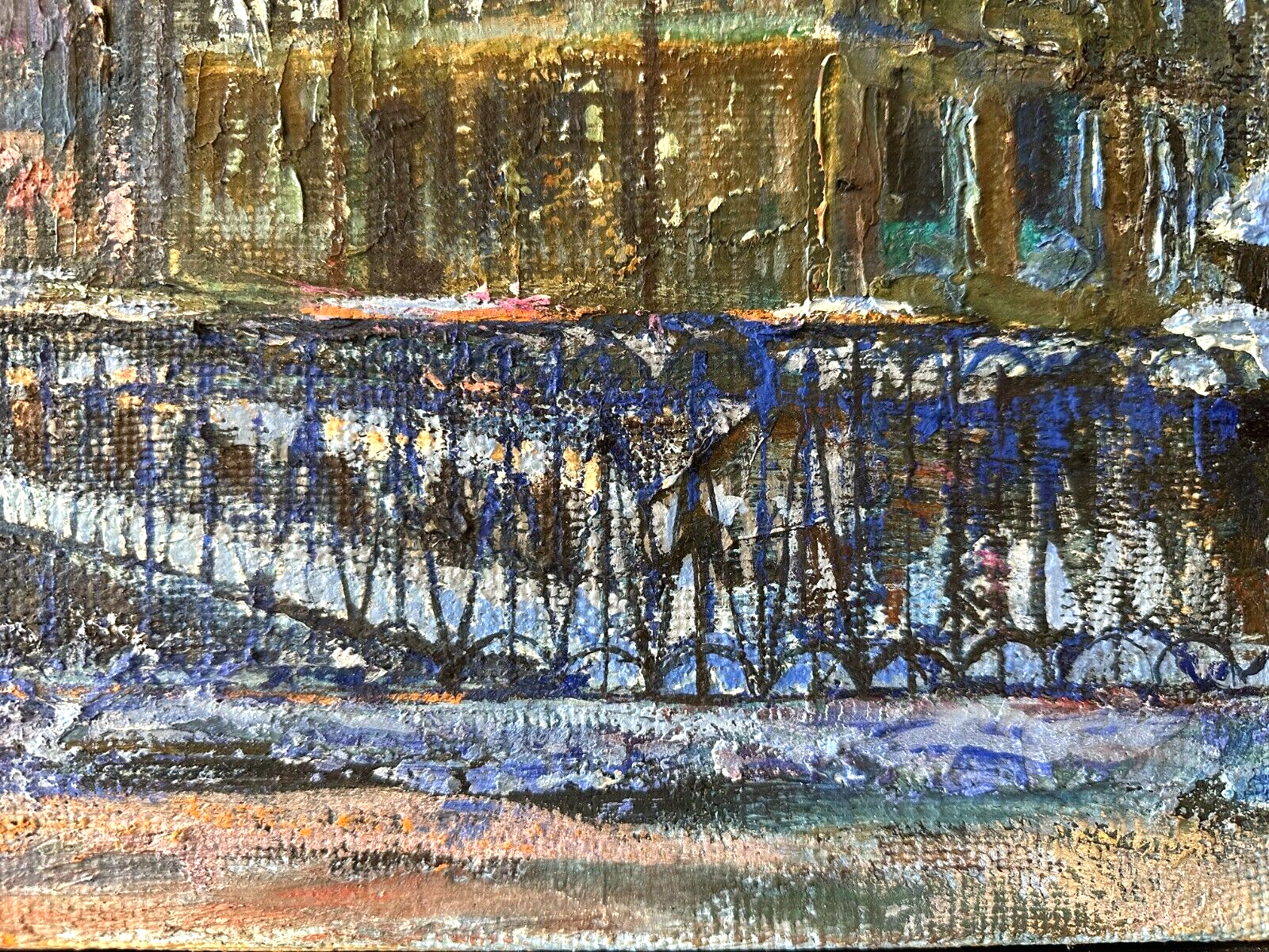 Öl auf Leinwand - Lisa Mikhailova - St. Petersburg Gribojedow-Kanal - signiert4